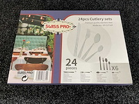 Swiss pro+ sp-cut24 24 pcs keuken bestek set - afbeelding 3 van  6
