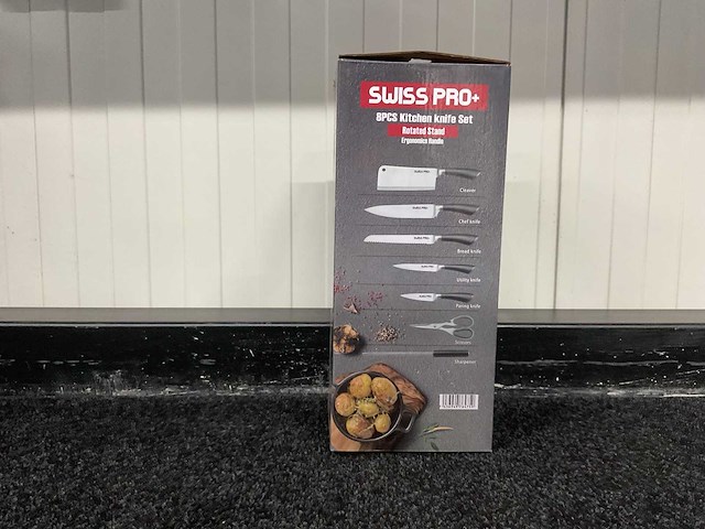 Swiss pro+ sp-ks05 8 pcs keuken messen set - afbeelding 3 van  3