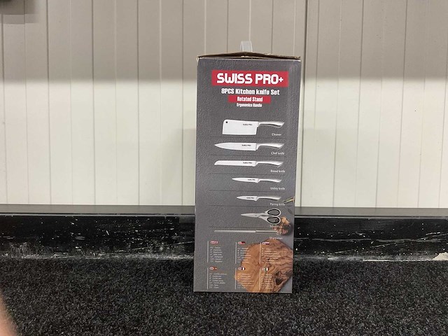 Swiss pro+ sp-ks06 8 pcs keuken messen set - afbeelding 5 van  5