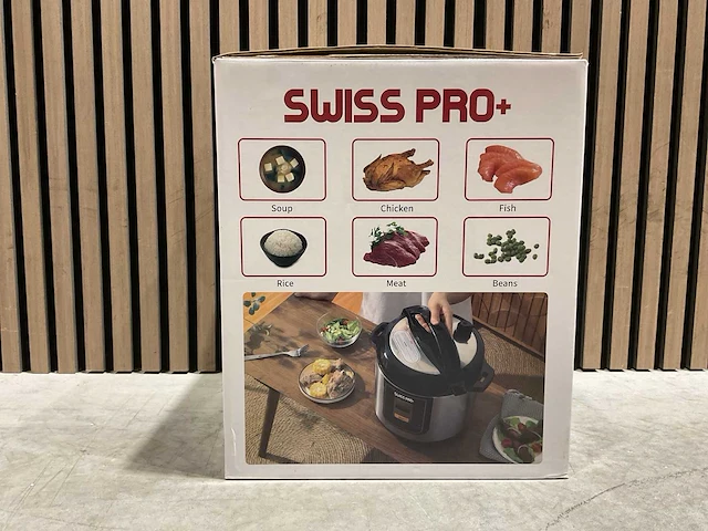 Swiss pro+ sp-pc.5le electric pressure cooker 6l - afbeelding 2 van  16