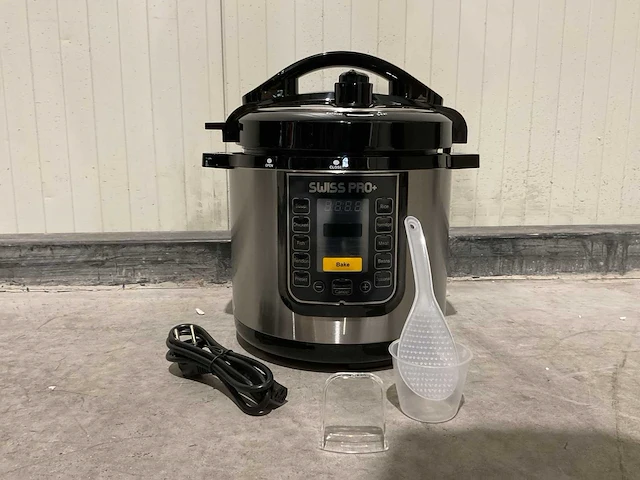 Swiss pro+ sp-pc.5le electric pressure cooker 6l - afbeelding 1 van  16