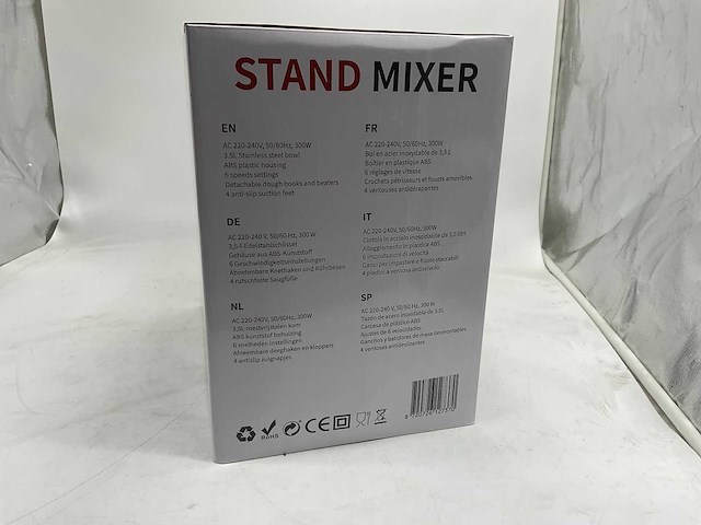Swiss pro+ sp-sm3.5g stand mixer (10x) - afbeelding 11 van  12