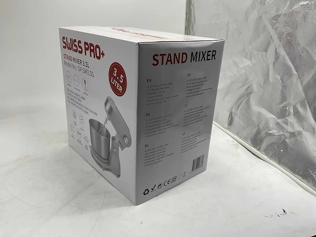 Swiss pro+ sp-sm3.5g stand mixer (5x) - afbeelding 6 van  12