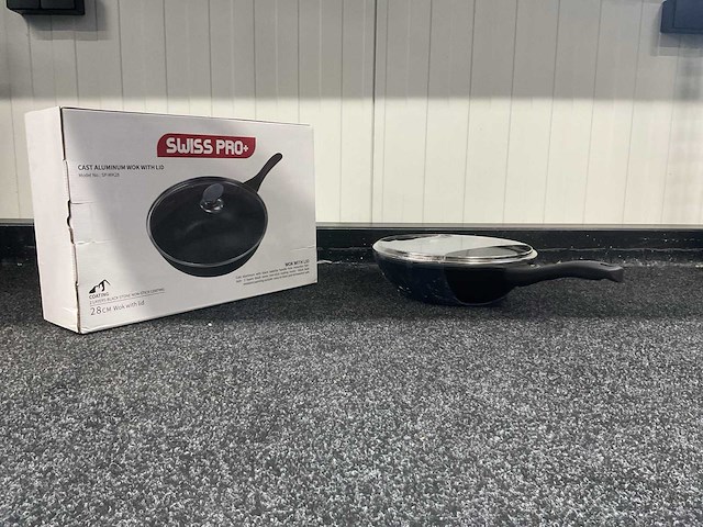 Swiss pro + sp-wk28 wok pan - afbeelding 2 van  6