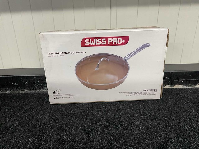 Swiss pro + sp-wk28c wok pan - afbeelding 4 van  6