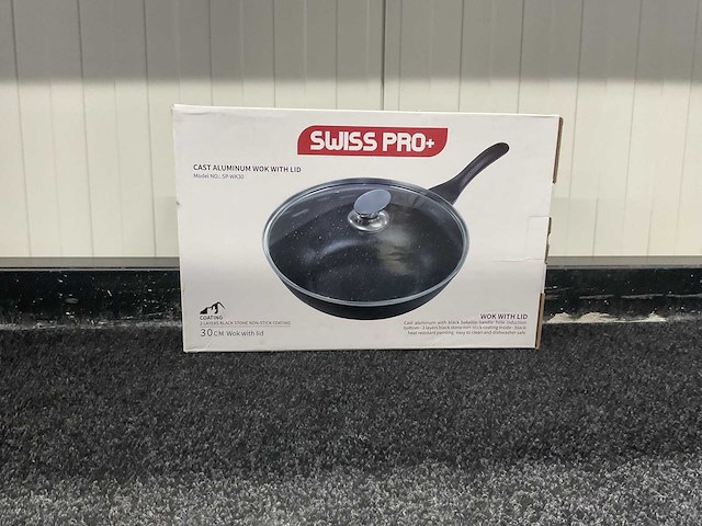 Swiss pro + sp-wk30 wok pan - afbeelding 4 van  6