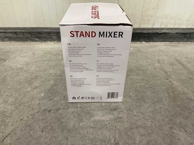 Swiss pro+ stand mixer 3.5l keukenmachines & mixers - afbeelding 6 van  10