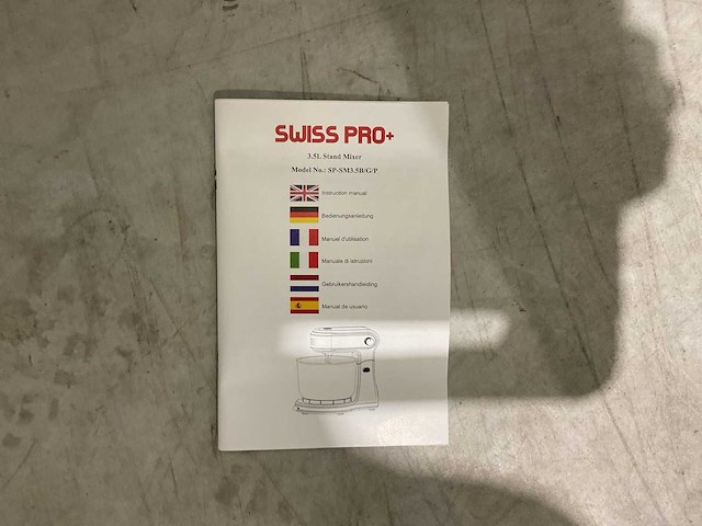 Swiss pro+ stand mixer sp-sm3.5b keukenmachines & mixers - afbeelding 1 van  1