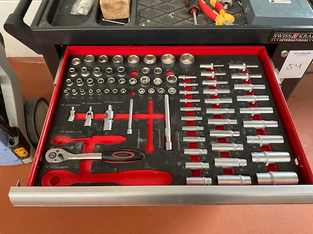 Swisskraft 2018 gereedschapswagen met inhoud - afbeelding 3 van  5