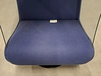 Swivel loungestoel, evavaara design, blauw - afbeelding 6 van  7