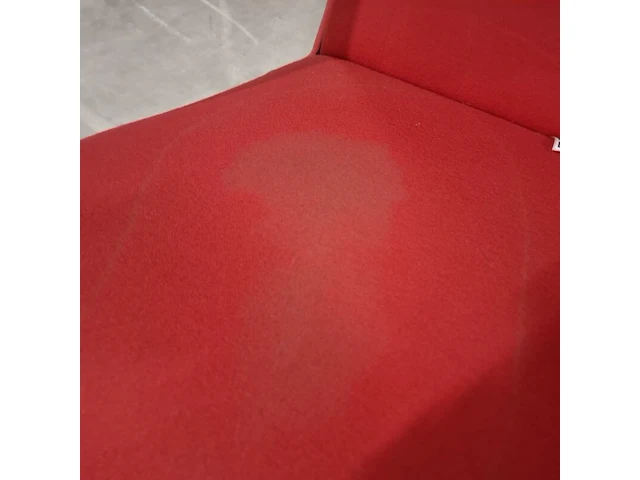 Swivel loungestoel, evavaara design, rood - afbeelding 6 van  9
