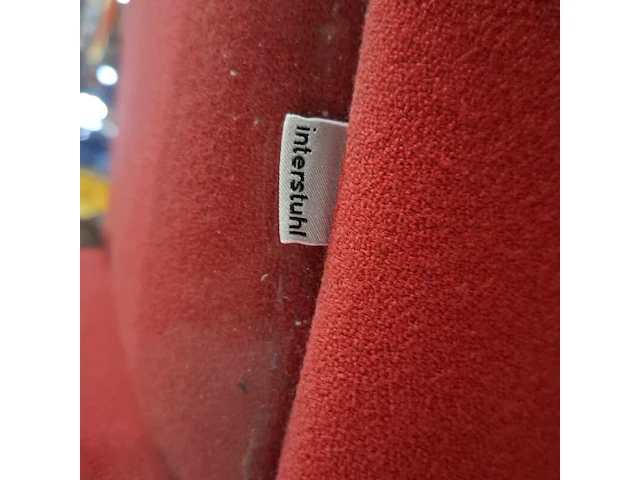 Swivel loungestoel, evavaara design, rood - afbeelding 7 van  9