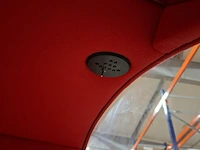 Swivel loungestoel, evavaara design, rood - afbeelding 9 van  9