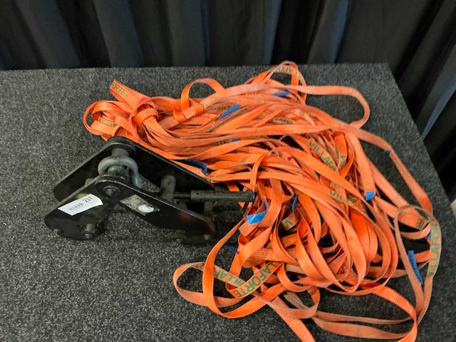 S.w.l 5 ton beam clamp met hijsbanden - afbeelding 4 van  5
