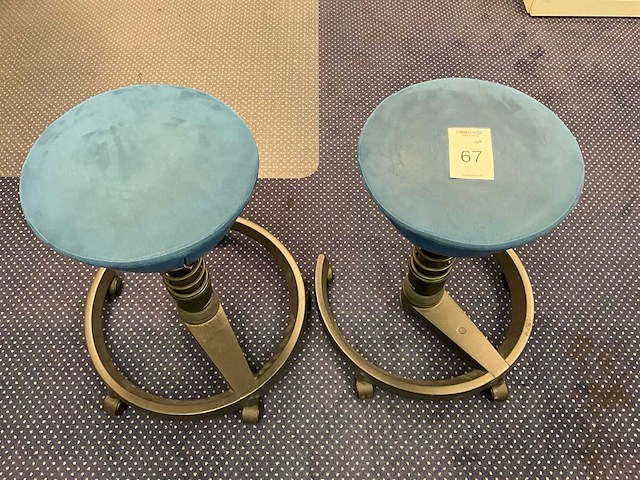 Swopper aeris verrijdbare kruk (2x) - afbeelding 2 van  6