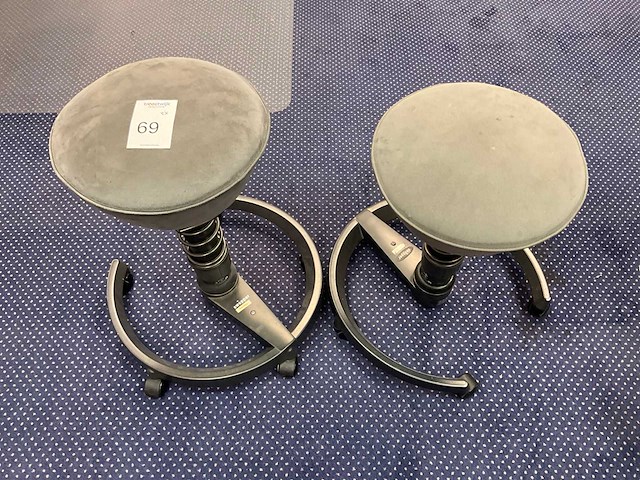 Swopper aeris verrijdbare kruk (2x) - afbeelding 2 van  2