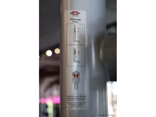 Sygnum gym80 pull-up dipmachine - type gym80 - afbeelding 8 van  8