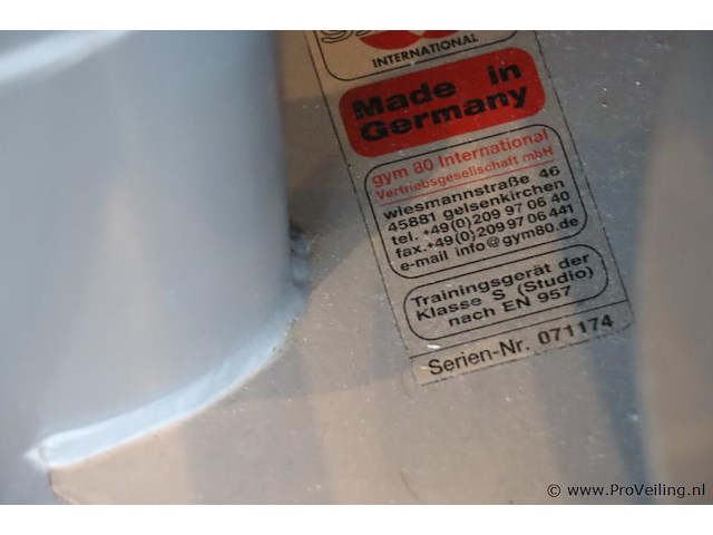 Sygnum heapabductor/adductormachine type gym80 - afbeelding 6 van  7