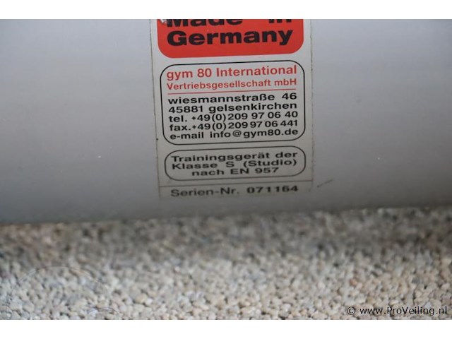 Sygnum leg extension type gym80 - afbeelding 8 van  10