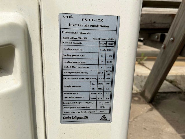 Sylon csdh-12k airconditioning - afbeelding 9 van  11