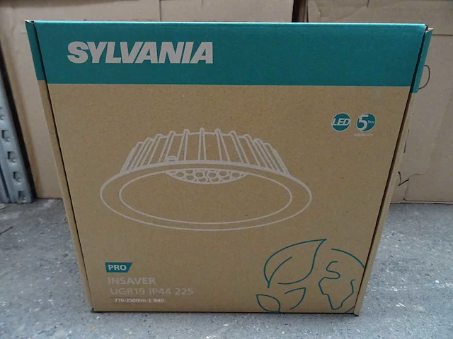 Sylvania - insaver ip44 225 - downlight (14x) - afbeelding 1 van  2