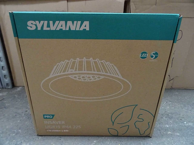Sylvania - insaver ip44 225 - downlight (8x) - afbeelding 2 van  2