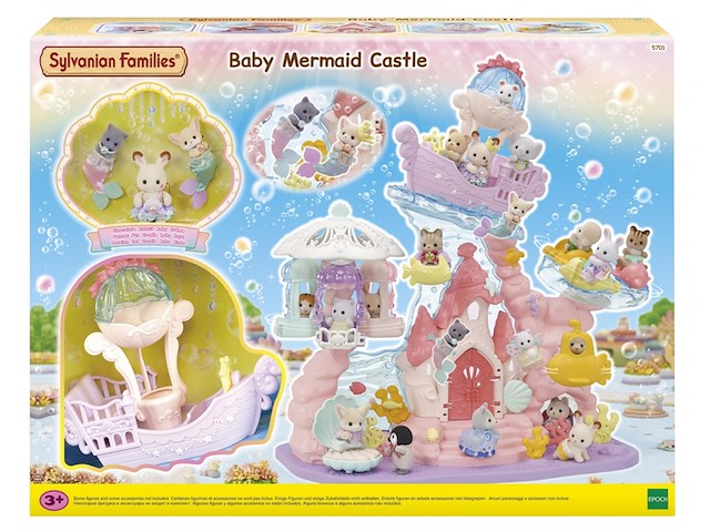 Sylvanian families 5701 baby zeemeermin kasteel - afbeelding 3 van  5