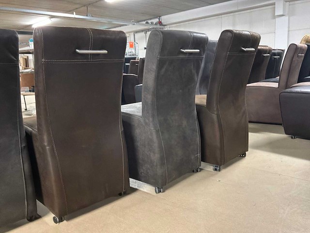 Sylvian verrijdbare eetkamerstoel (4x) - afbeelding 2 van  11