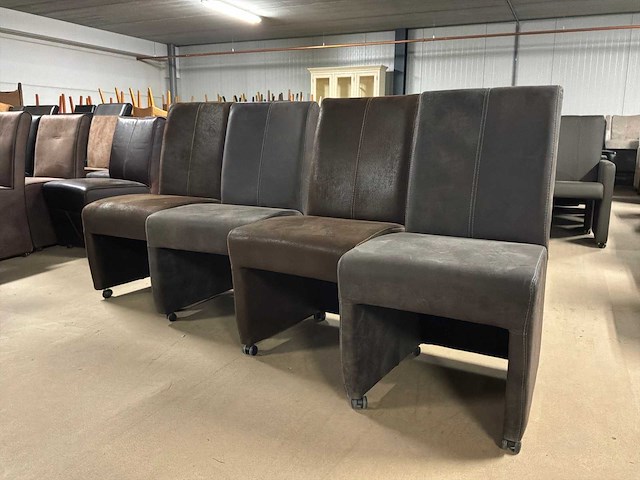 Sylvian verrijdbare eetkamerstoel (4x) - afbeelding 4 van  11