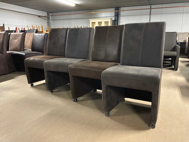 Sylvian verrijdbare eetkamerstoel (4x) - afbeelding 5 van  11