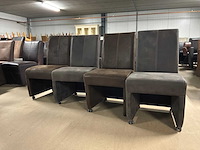 Sylvian verrijdbare eetkamerstoel (4x) - afbeelding 7 van  11