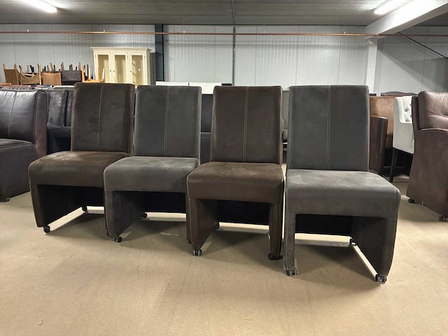 Sylvian verrijdbare eetkamerstoel (4x) - afbeelding 8 van  11