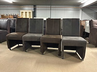 Sylvian verrijdbare eetkamerstoel (4x) - afbeelding 8 van  11