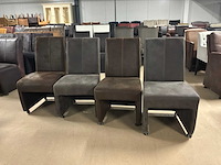 Sylvian verrijdbare eetkamerstoel (4x) - afbeelding 9 van  11