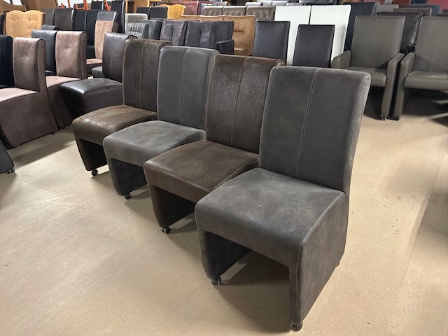 Sylvian verrijdbare eetkamerstoel (4x) - afbeelding 10 van  11