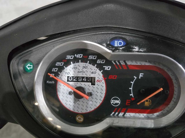Sym - bromscooter - orbit iii - 4t 45km uitvoering frv19t - afbeelding 8 van  8
