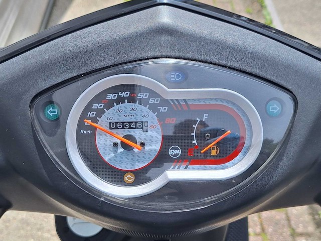 Sym orbit 3 45 km bromscooter 4takt - afbeelding 4 van  7