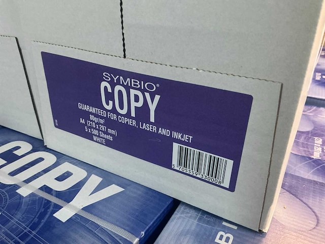 Symbio copy 80gr/ m² omdoos a4 papier (15x) - afbeelding 3 van  4