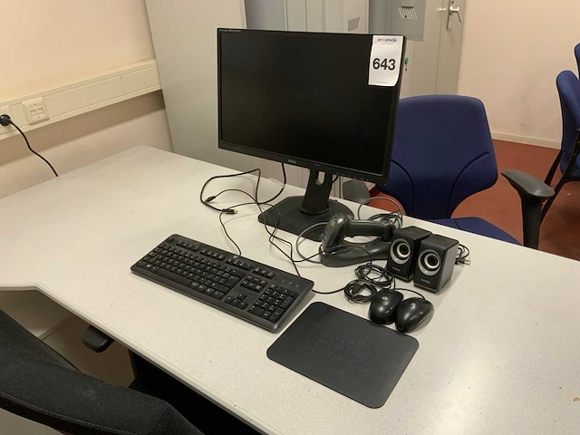 Symbol, iiyama prolite xb2483hsu monitor, handscanner en accesoires - afbeelding 1 van  6