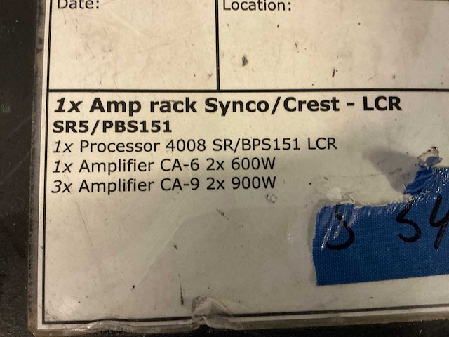 Synco/crest versterker - afbeelding 6 van  6