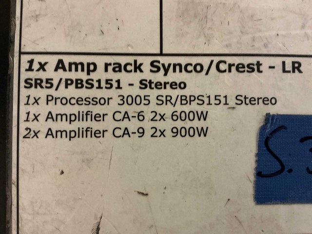 Synco/crest versterker - afbeelding 6 van  6