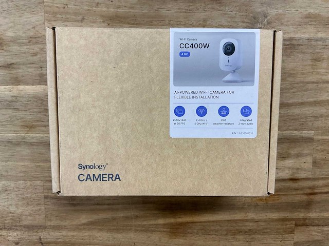 Synology cc400w wi-fi camera 4mp - afbeelding 2 van  3
