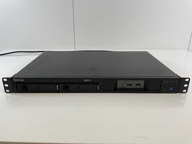Synology (rs214) 1u 2-bay rackstation network attached storage - afbeelding 1 van  7