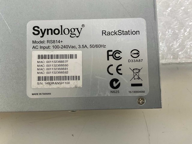 Synology (rs814+) - 4x 4 tb sata high-performance scalable network attached storage - afbeelding 3 van  5