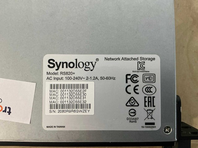 Synology rs820+ rackstation - afbeelding 3 van  4