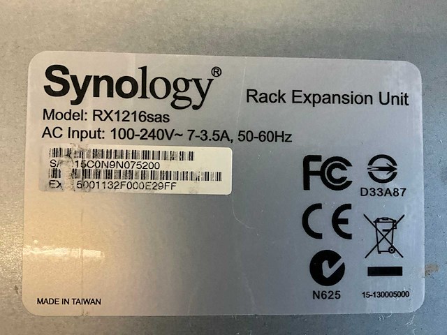Synology rx1216sas server - afbeelding 10 van  10