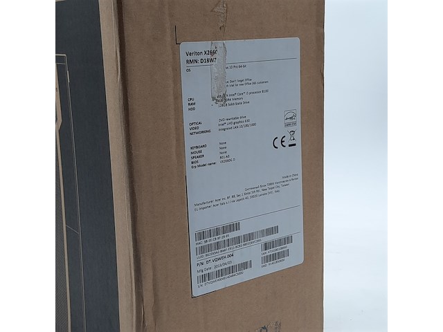 Systeemkast, acer, veriton x2660 - afbeelding 4 van  5