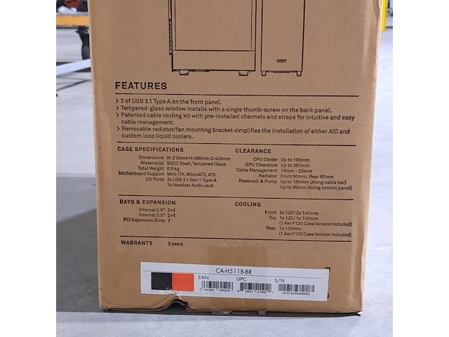 Systeemkast, nzxt, h511 - afbeelding 7 van  7