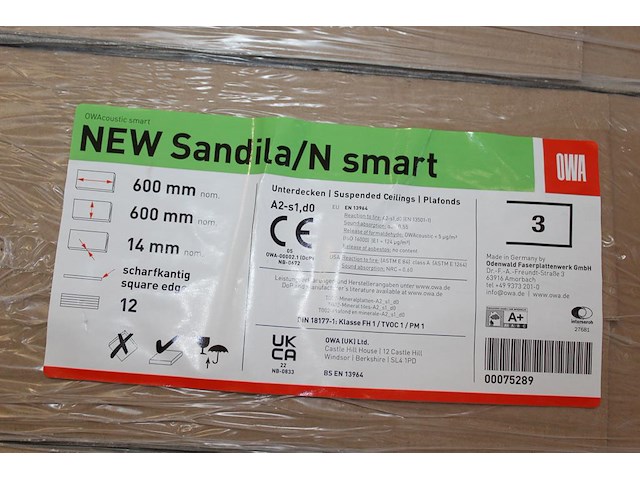 Systeemplafond platen new scandia / n-smart in rolcontainer ruim 130 stuks. - afbeelding 3 van  3