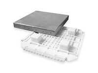 Systeemvloer 1750m2 - heavy duty panels - various contractor materials - afbeelding 3 van  8